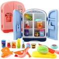 thumbnail image 2 of Ensemble de Jouets pour Réfrigérateur Cuisine Simulée Ensemble d'Aliments de Jeu Appareil de Jeu d'Imitation, 2 of 10