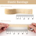 12pc1 Inch Wide Skin Colour Elastic SelfAdhesive Bandage Finger Tape