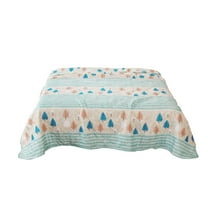 PureCasa Cotton Summer Cooling Blanket for Hot Sleepers, Household Cooler Throw Blanket Breathable Quilt for Bedroom Dormitary, Modern Home Decor Ideal Gift for School, 40"x60", 1PC, Blue