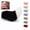 Black, variant on Fluffy Car Tail, Remote Control Wagging Furry Cat Tail Fit Vehicle Exterior Accessory, Voice-Activated Plush Cute Fox Rear Ornament, Electric Rechargeable Dog Waving Decoration for Auto Trunk Bumper