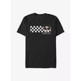 thumbnail image 1 of Disney Mickey Mouse Checkers Black T-Shirt All size S-3XL, 1 of 4