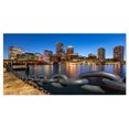 thumbnail image 2 of Design Art - Boston Skyline at Dusk, 2 of 3