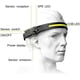 thumbnail image 3 of Linterna frontal LED recargable COB con sensor de movimiento, paquete de 2, resistente al agua, ligera, para correr, ciclismo, camping, pasear perros., 3 of 5