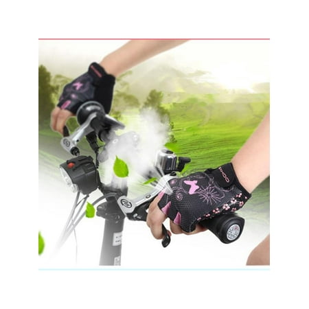 1 Pair Female Women Half Finger Cycling Gloves Bike Gauntlets Bicycle Cycling Mitten
