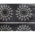 thumbnail image 4 of oneOone Georgette Viscose Fabric Stripe & Mandala Block Print Sewing Fabric BTY 42 Inch Wide, 4 of 4