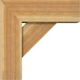 thumbnail image 3 of Ekena Millwork 8"W x 22"D x 22"H Traditional Block Rough Sawn Bracket w/ Offset Brace, Western Red Cedar, 3 of 25
