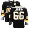 thumbnail image 3 of Mario Lemieux Chandail Throwback Alternatif des Pittsburgh Penguins Mitchell et Ness Signé, 3 of 3