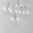 thumbnail image 3 of E25087-18SN-ET2 Lighting-Burst - 16.2W 9 LED Pendant-43.25 Inches Tall and 19.75 Inches Wide-Satin Nickel Finish-Clear Glass Color, 3 of 5