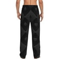 thumbnail image 3 of Xecao Black Poker Men's Straight Lounge Pajama Pants: The Ultimate in Comfortable Sleepwear, 3 of 9