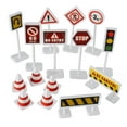 thumbnail image 4 of SHOWERORO 6Set Road Sign Toys Assorted Color Plastic Traffic Education Improve Safety Awareness For Kids 1.5x2.5x6in, 4 of 8