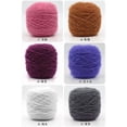 thumbnail image 5 of Zhuge Fil pour Crochet, 2 Rouleaux, Total 300 g, Parfait pour les Projets de Crochet, Fil Doux et Durable, Café, 5 of 5