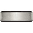 thumbnail image 3 of Stainless Steel Polished Black Ip With Brushed Center 8mm Beveled Edge Band (Size 7) Made In China sr126-7, 3 of 5