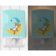 thumbnail image 2 of Caroline's Treasures BB8612CNL Baby Boy Bear on Moon Ceramic Night Light, 6x4x3", multicolor, 2 of 2