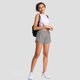 thumbnail image 4 of Pantalones cortos para correr Hukapapa para mujer con bolsillos Pantalones cortos deportivos de fitness de cintura alta Pantalones cortos de fitness Pantalones de fitness holgados con cintura, 4 of 5