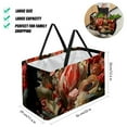thumbnail image 2 of Fragmented Flowers Premium Oxford Cloth Reusable Foldable Shopping Bag – Large Capacity for Picnic Baskets, Toy Baskets, and Shopping Baskets, 2 of 7