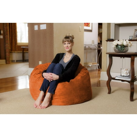 Chill Sack 3 Ft Memory Foam Microsuede Bean Bag Chair Multiple Chill Sack 3 Ft Memory Foam Microsuede Bean Bag Chair Multiple Colors