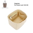 thumbnail image 4 of Organizador de bolsa de cosméticos de fieltro para mujer con cremallera, bolsa de mano, moldeador, apto para cerradura H Picotin 18 22 26, tamaño personalizado, 4 of 4