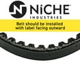 thumbnail image 5 of Niche Drive Belt for Suzuki LT80 Kawasaki KFX80 59011-S003 27601-40B01 519-CDB2261T, 5 of 5