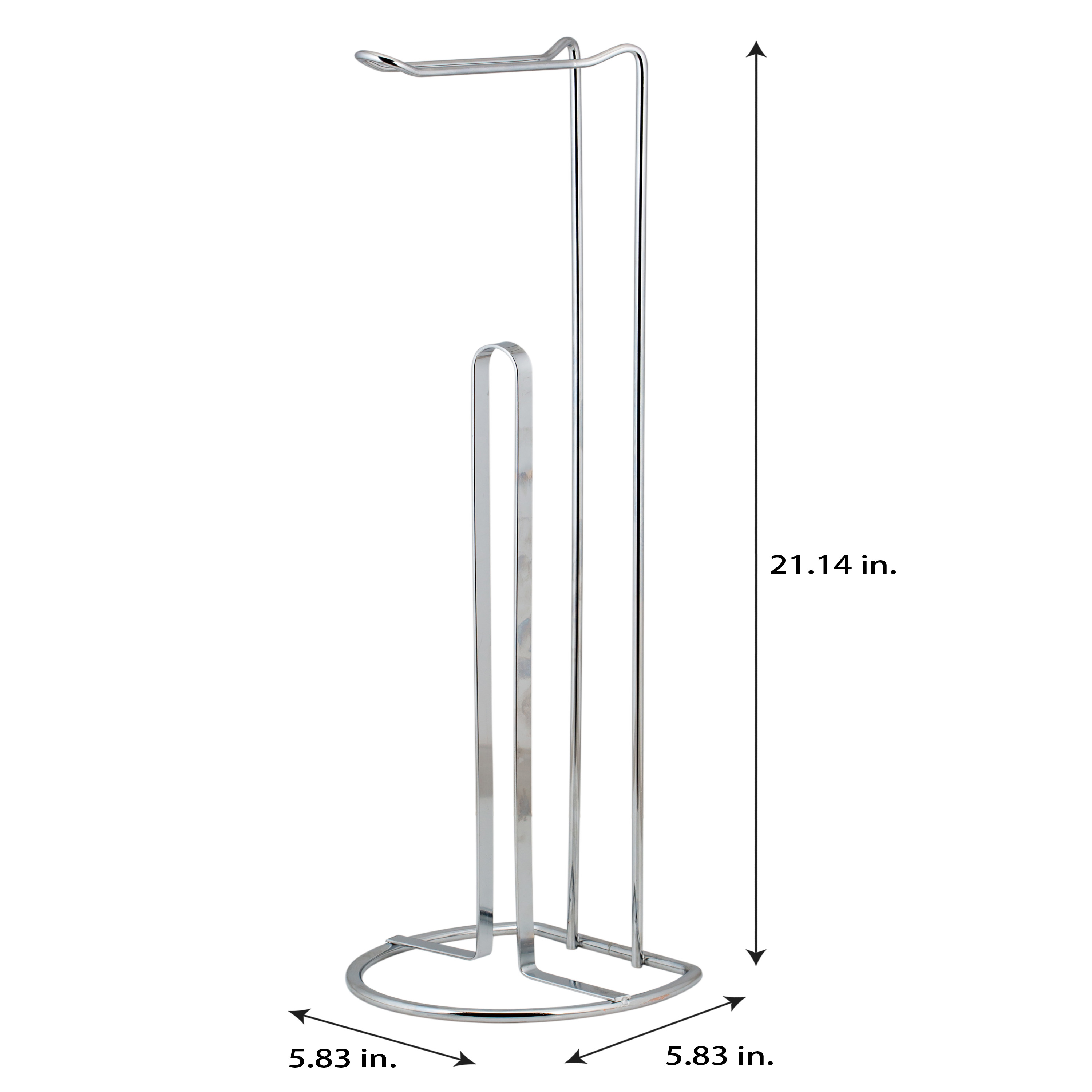 Bath Bliss Toilet Paper Reserve and Dispenser in Chrome