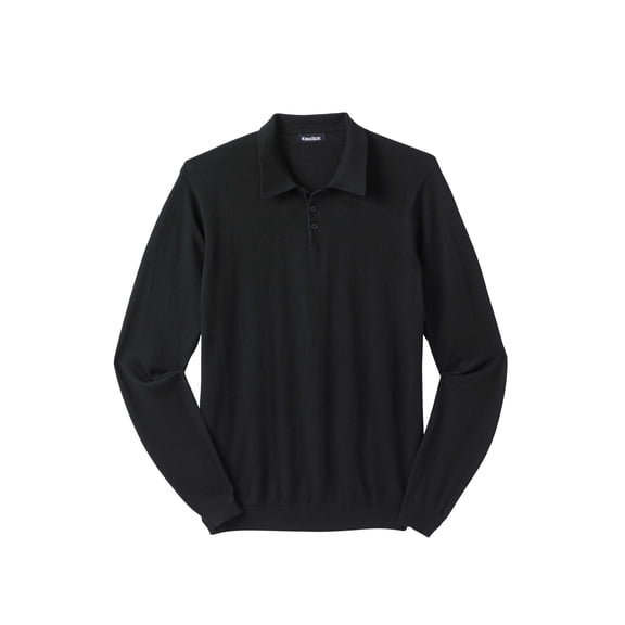 KingSize Men's Big & Tall Lightweight Polo Sweater