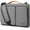 Gray, variant on tomtoc 360° Protective Laptop Shoulder Bag for 15.6 Inch Laptop, Fit Acer Aspire 3/5/7, Dell Inspiron/XPS, ASUS ROG/TUF, Lenovo ThinkPad L/E/T/P/V, Waterproof Accessory Case
