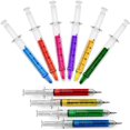 thumbnail image 2 of BestGrewÂ® 4 Syringe Pens + 6 Syringe Highlighters Fluorescent Needle Watercolor Pen, 2 of 10