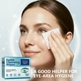 thumbnail image 2 of Eyelid Cleansing Wipes, Makeup Remover Wipes Gentle Eyelid Wipes Leave-on Eye Wipes for Dry Tired Eyes with Aloe 100 PCS, 2 of 9