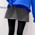 thumbnail image 3 of Women Shirt Extender Striped: 2PCS Fake Top Lower Sweep Shirt Half Length Skirt, 3 of 10