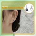 thumbnail image 3 of MasteelfCA 1 Paire de Boucles d'Oreilles Guitare Note de Musique Boucles d'Oreilles Asymétriques pour Femmes, 3 of 8