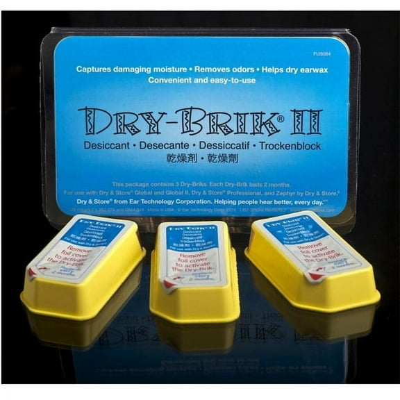 Dry Brik II Desiccant (2 packs of 3)