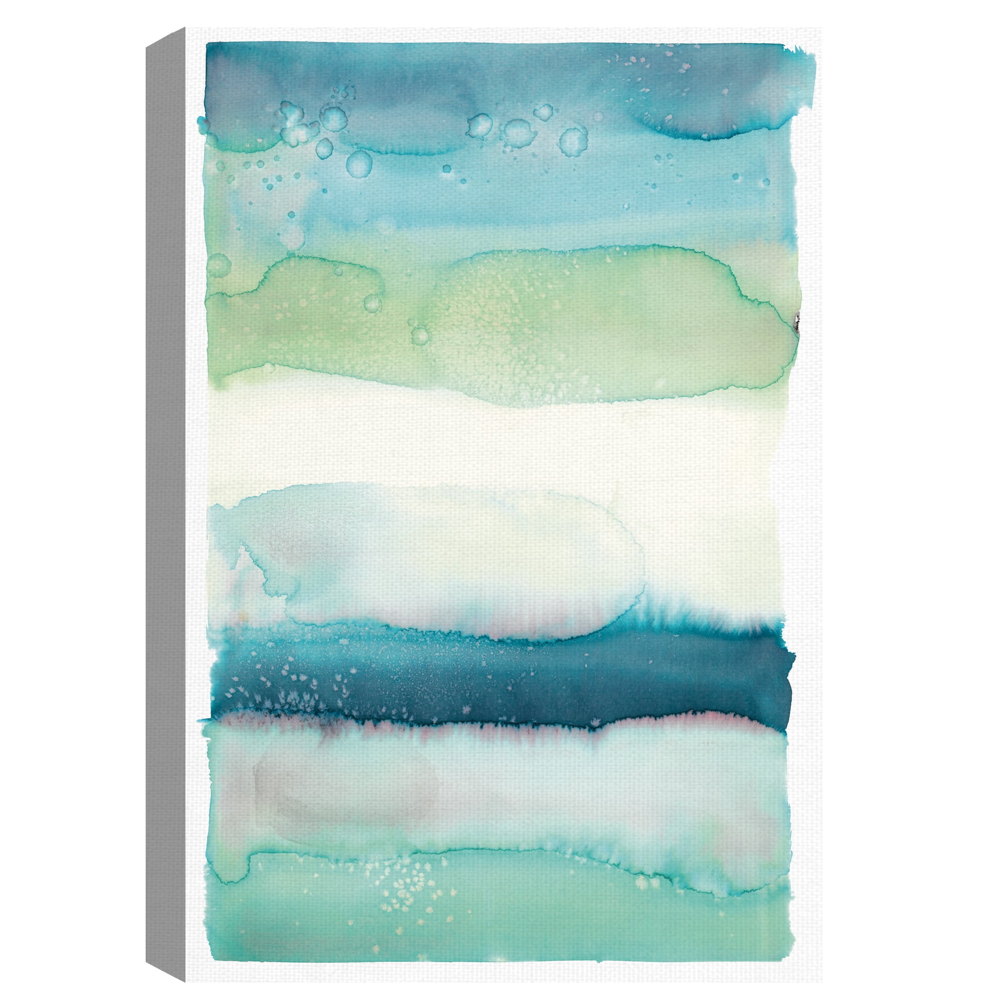 Masterpiece Art Gallery Blue Watercolor Wash 1 by Natasha Marie Canvas Photo Graphic Art Print 24" x 36"