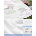 thumbnail image 6 of Sage Green Purple Coral Coastal Beach Towels Oversized Super Absorbent, Nautical Starfish Beach Lightweight Bath Towel Quick Dry Sets For Bathroom/Pool/Rv Camping/Beach Play/Gym Room/Picnic 31"x62", 6 of 8