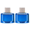 thumbnail image 2 of 2Pcs Charger Adapter Charging Data Transmission Mini Micro-USB to USB Female Converter for Mobile Phone, 2 of 8