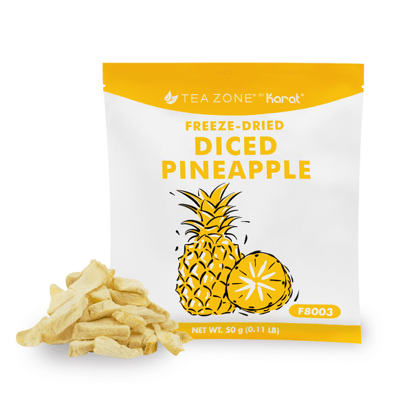 Tea Zone Freeze-Dried Pineapple, Diced - 1.76 oz