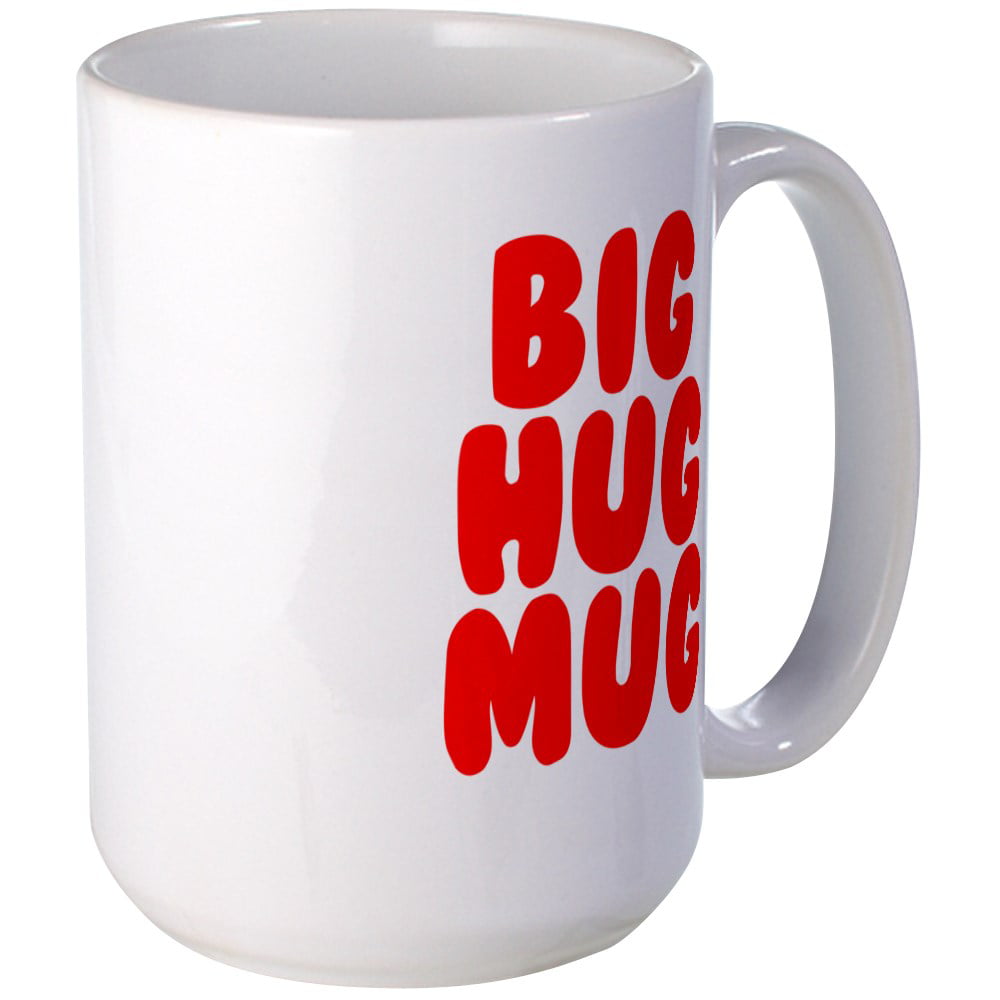 Large 15 oz Ceramic Coffee Mug Big Cat Cuddle Mug 
