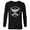 Black, variant on Disney and Pixar’s Lightyear Star Command Badge - Long Sleeve T-Shirt for Men - Customized-White