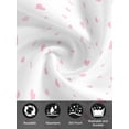 thumbnail image 7 of Valentine's Day Cloth Napkins Set of 4 Reusable Dinner Napkins, Romantic Love Blank Minimalist White Cocktail Napkin Washable Table Napkins for Wedding/Holiday Party/Baby Shower 20"x20", 7 of 7
