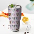 thumbnail image 3 of 30oz Cute Pitbull Terriers Dog and Flower Tumblers Stainless Steel Tumbler with Lid and Straw,Vacuum Insulated Double Wall Travel Tumbler Cups Mug with Cleaning Brush for Coffee,Tea, 3 of 7