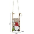 thumbnail image 2 of PATLOLLAV Christmas Decor Creative Gnome Sled Sign for Home Wooden Rustic Sleigh Holiday Hanging Sign Winter Snow Decorative Farmhouse Ornament Wall Art Plaque Gift, 2 of 5