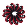 thumbnail image 4 of 24 cuñas para cubierta de cabeza de hierro Rojo y blanco, 4 of 9