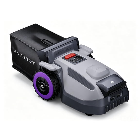 ANTHBOT N8 Robotic Lawn Mower with Sweeper,4G NetRTK,1/2 Acre,4-in-1 Mowing and Grass Collection System,23L Large-Capacity Leaf Collection Bin