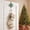 Green, variant on Christmas Snowflake Fireplace Stocking Hook, Iron Mantel Hanger with Weighted Support, Freestanding Holiday Decor Accessory for Stockings, Garland and Seasonal Displays on Shelves and Countertops