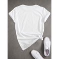 thumbnail image 3 of T-shirt Graphique Cœur Arbre de la Saint-Valentin pour Femmes - Col Rond Décontracté Manches Courtes, Extensible, Parfait pour le Printemps & l'Été, Tenue de la Saint-Valentin pour Adultes, Hommes, Femmes Tee-Shirt de Sport Décontracté, 3 of 8