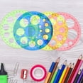 thumbnail image 3 of FRCOLOR students protractor 10pcs Measuring Protractor Circle Protractor Students Plastic Protractor Convenient Protractor Tool,4.53"X4.53"X0.04", 3 of 5