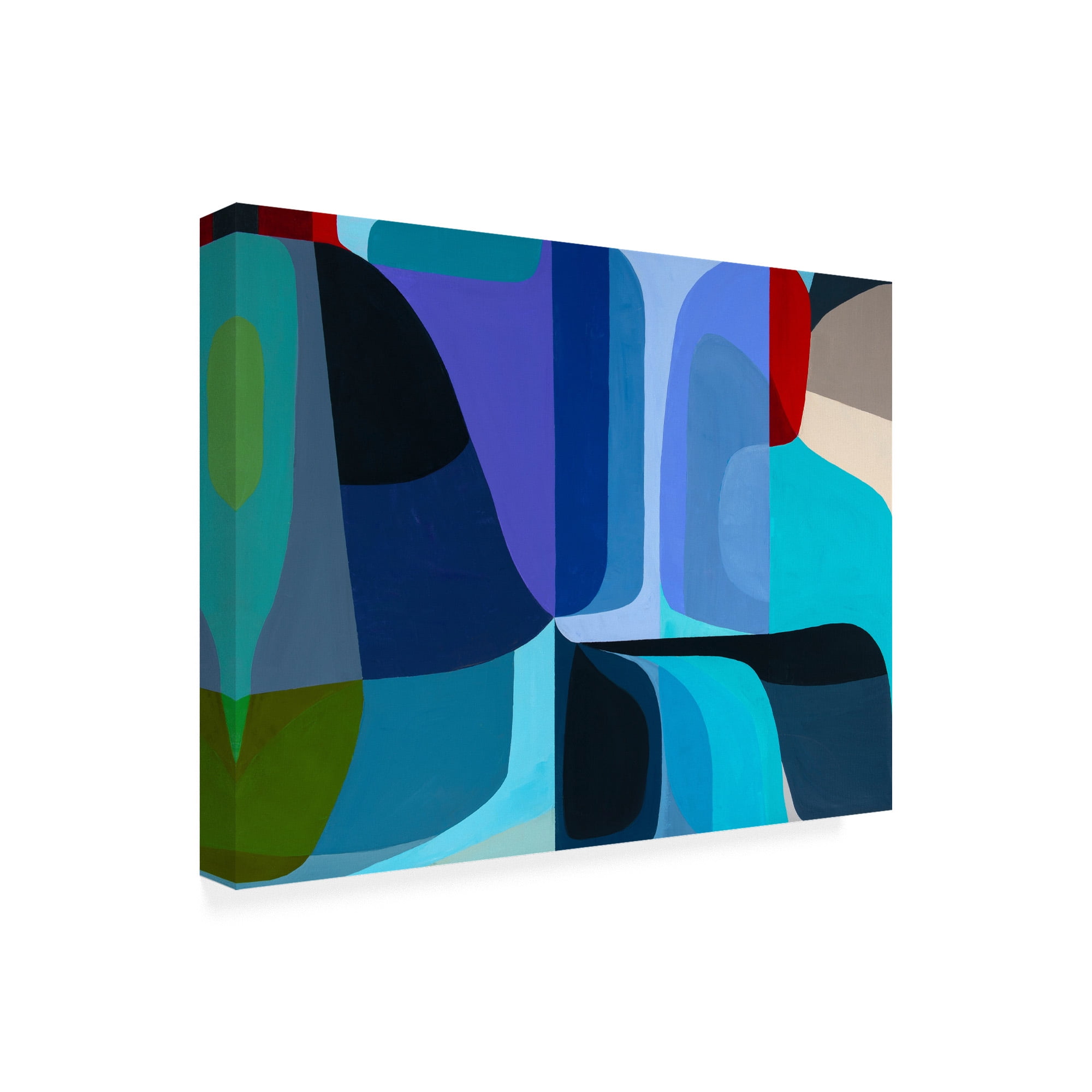 Trademark Fine Art 'Merging Waters' Canvas Art by Marion Gries