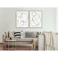 thumbnail image 5 of Kate and Laurel Sylvie 871 Modern Circles & 869 Going in Circles Framed Canvas Wall Art Set by Teju Reval of SnazzyHues, 2 Piece Set 28x38 Bright Gold, Modern Abstract Art for Wall, 5 of 6