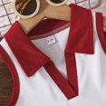 thumbnail image 3 of Sunnyoo Girls 2 Piece Outfits Summer V-Neck Tank Top and Denim Skort Set, 3 of 3