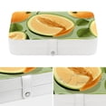 thumbnail image 4 of Cantaloupe PU Leather Travel Jewelry Organizer Box with Removable Compartment and Bracelet Holder, 4 of 6