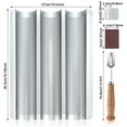 thumbnail image 2 of Mirdinner Baguette Bread Pan Set, 3 Loaves Non-Stick French Bread Pan, Baguette Baking Pan with Bread Lame, Home Baking Tools Kit for Homemade Bread, 10.6"x15" Perforated Baguette Tray, Silver, 2 of 8