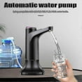thumbnail image 3 of Electric Water Bottle Pump With Base Usb Water Dispenser Portable Automatic Water Pump Bucket Bottle Dispenser - Black, 3 of 4